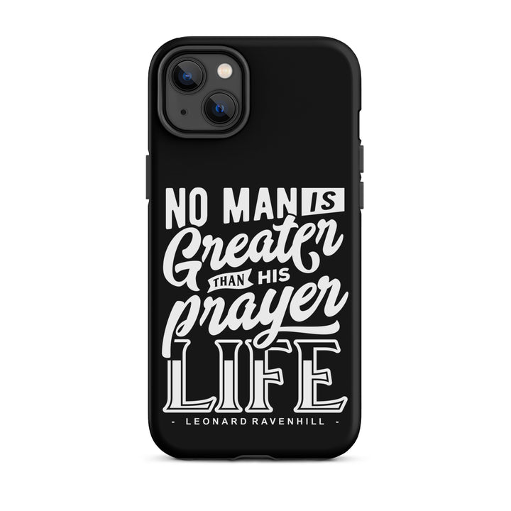 Christian Phone Case Prayer Life Black for iPhone® iPhone® Phone Cases Matte iPhone 14 Plus 