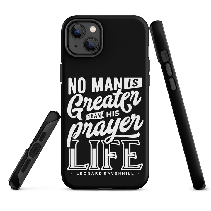 Christian Phone Case Prayer Life Black for iPhone® iPhone® Phone Cases   