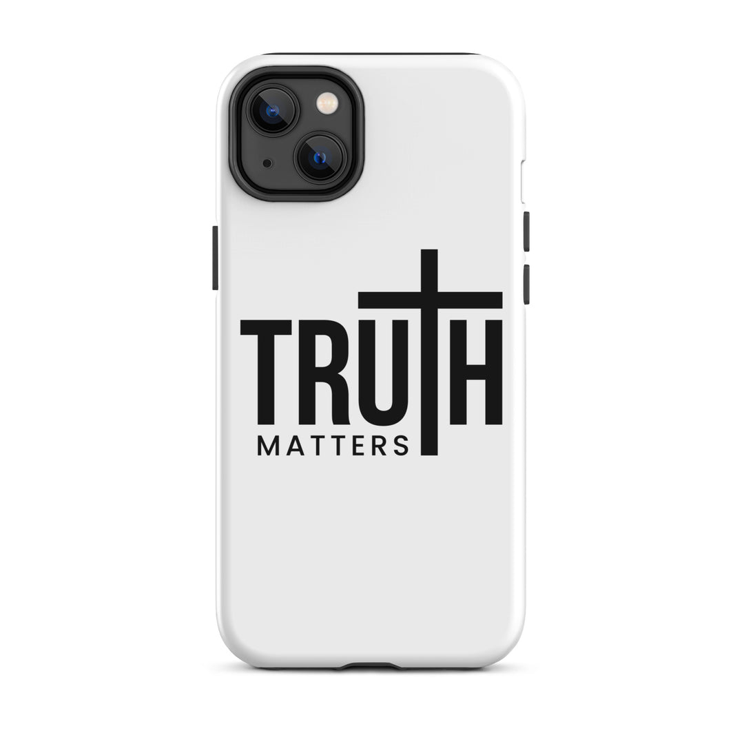 Christian Phone Case Truth Matters White for iPhone® iPhone® Phone Cases Matte iPhone 14 Plus 