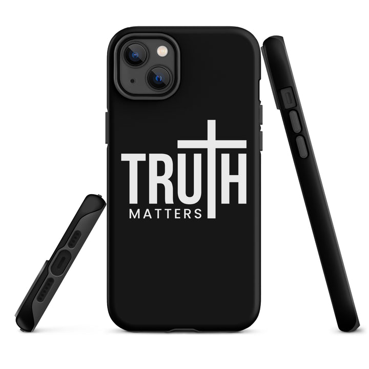 Christian Phone Case Truth Matters Black for iPhone® iPhone® Phone Cases   