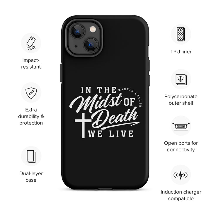 Christian Phone Case Midst of Death Black for iPhone® iPhone® Phone Cases   