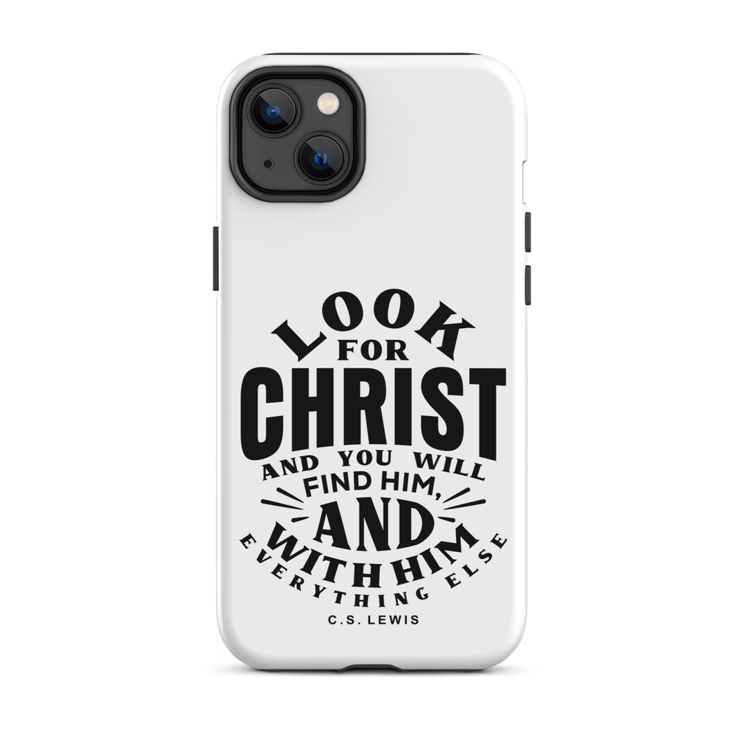 Christian Phone Case Look For Christ White for iPhone® iPhone® Phone Cases Matte iPhone 14 Plus 