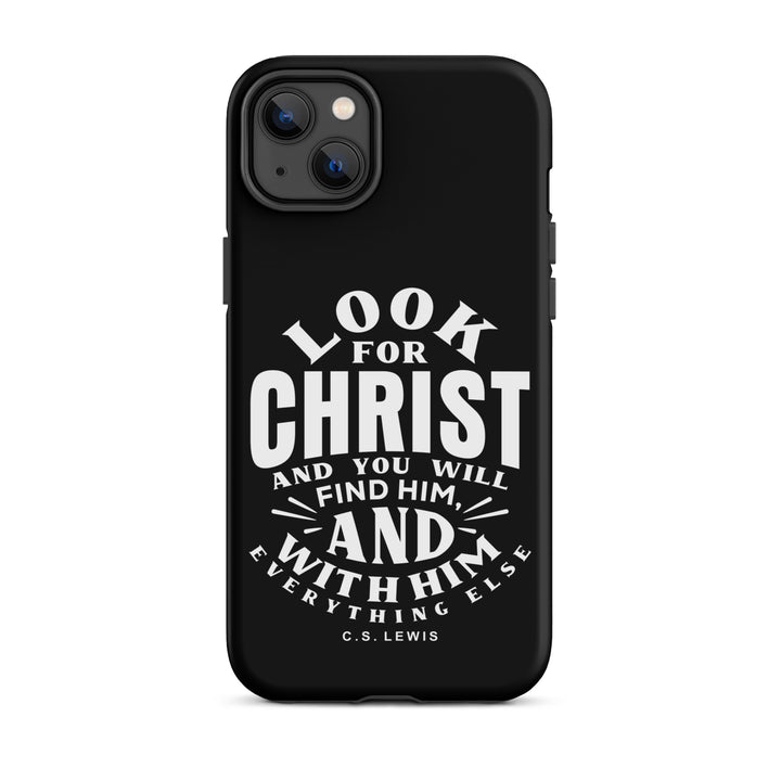 Christian Phone Case Look For Christ Black for iPhone® iPhone® Phone Cases Matte iPhone 14 Plus 