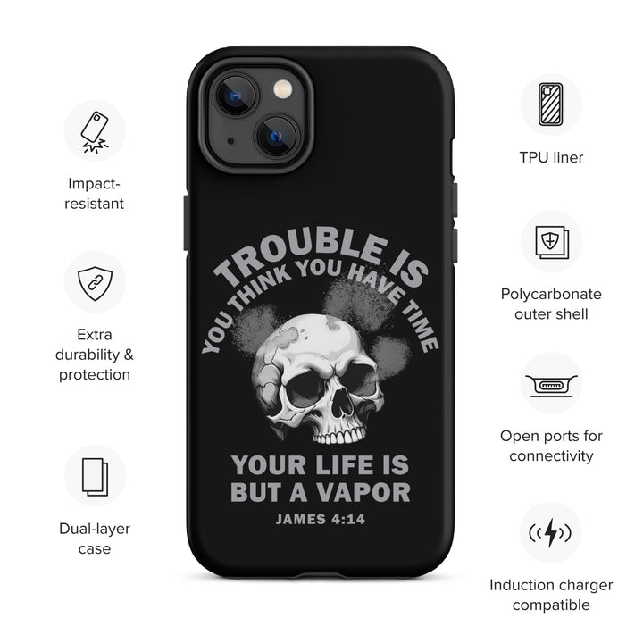 Christian Phone Case Life Is Vapor Black for iPhone® iPhone® Phone Cases   