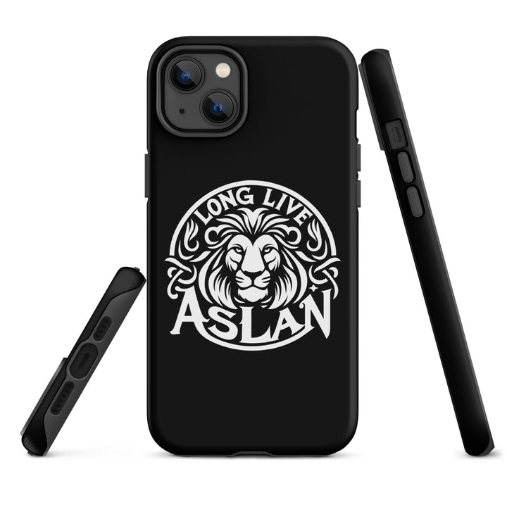 Christian Phone Case Long Live Aslan Black for iPhone® iPhone® Phone Cases   