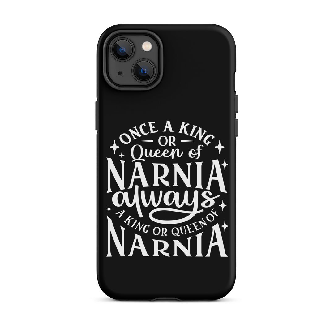 Christian Phone Case King or Queen Narnia Black for iPhone® iPhone® Phone Cases Matte iPhone 14 Plus 