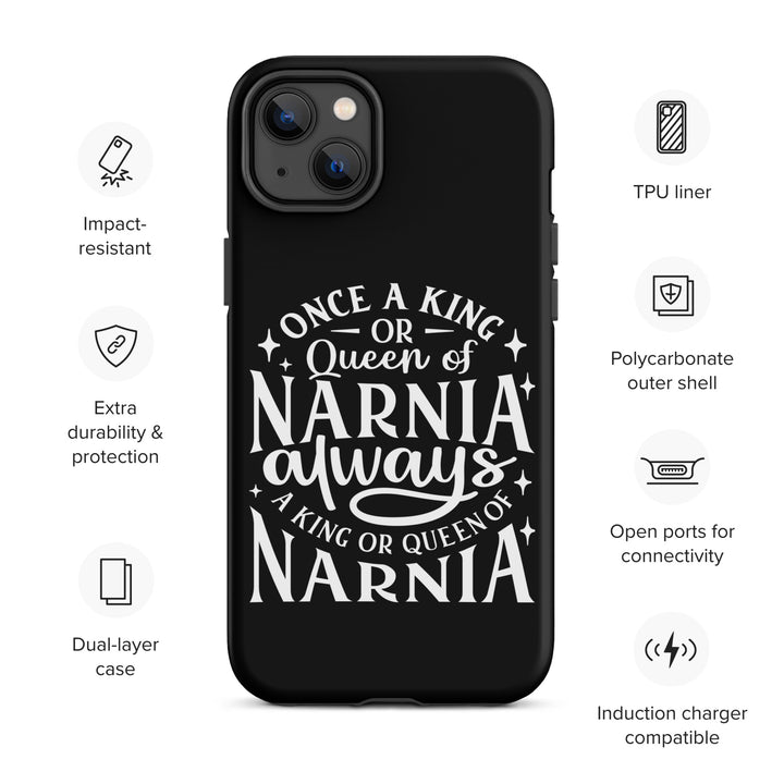 Christian Phone Case King or Queen Narnia Black for iPhone® iPhone® Phone Cases   