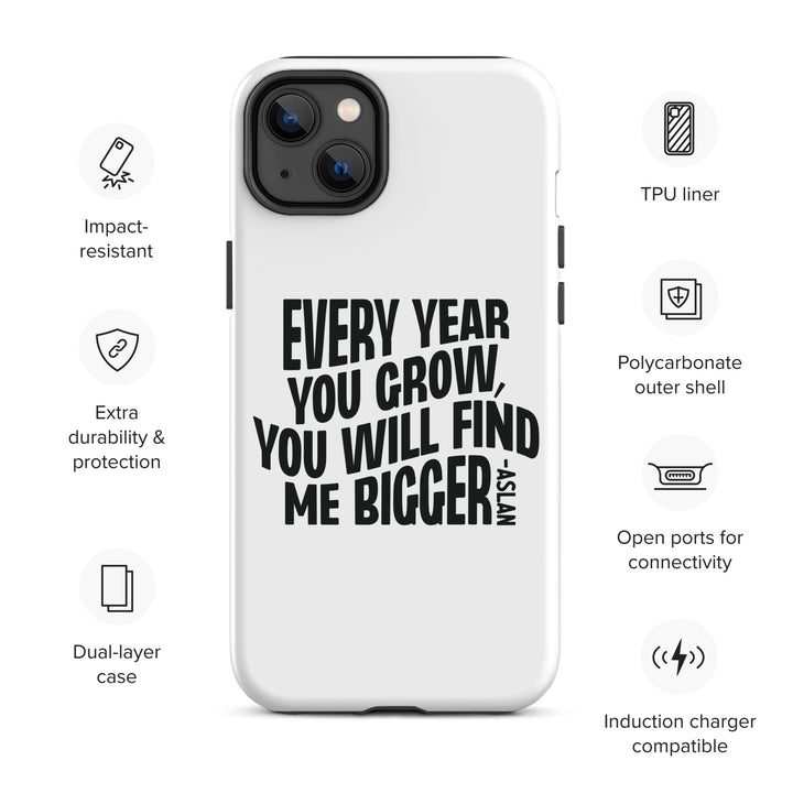 Christian Phone Case Every Year You Grow White  for iPhone® iPhone® Phone Cases   