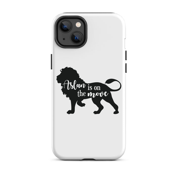 Christian Phone Case Aslan Is On The Move White for iPhone® iPhone® Phone Cases Matte iPhone 14 Plus 