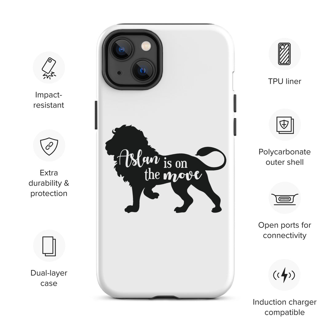 Christian Phone Case Aslan Is On The Move White for iPhone® iPhone® Phone Cases   