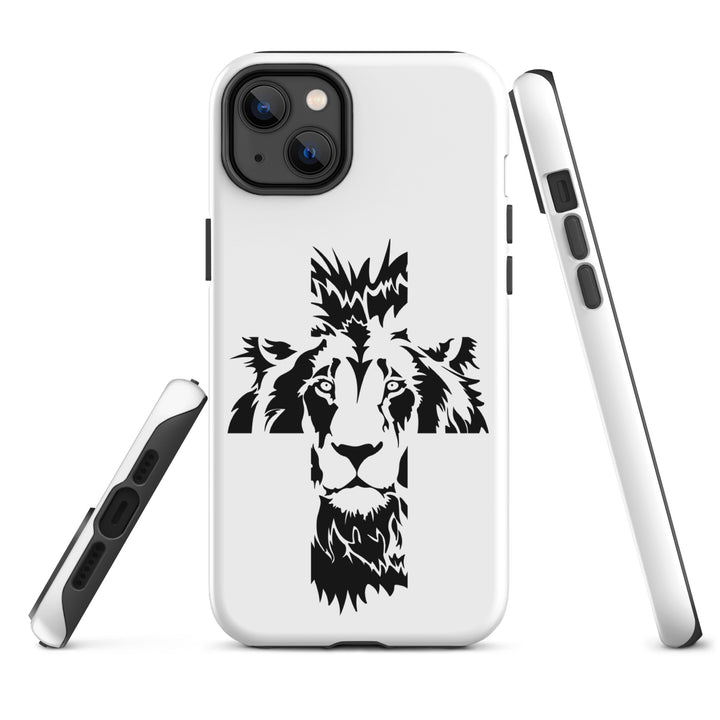 Christian Phone Case Aslan Cross White for iPhone® iPhone® Phone Cases   