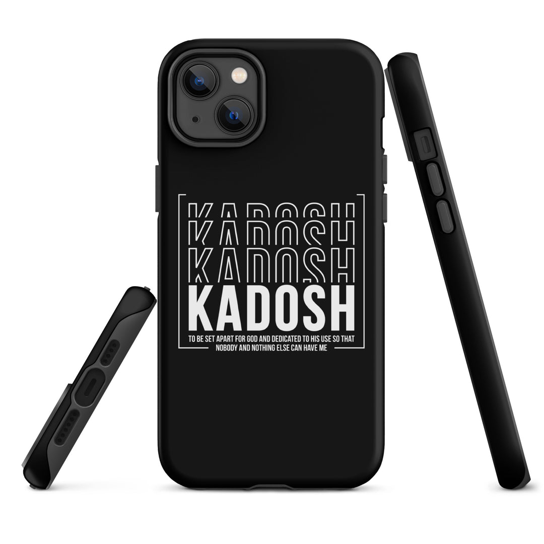 Christian Phone Case Kadosh Dedicated To His Use Black for iPhone® iPhone® Phone Cases   