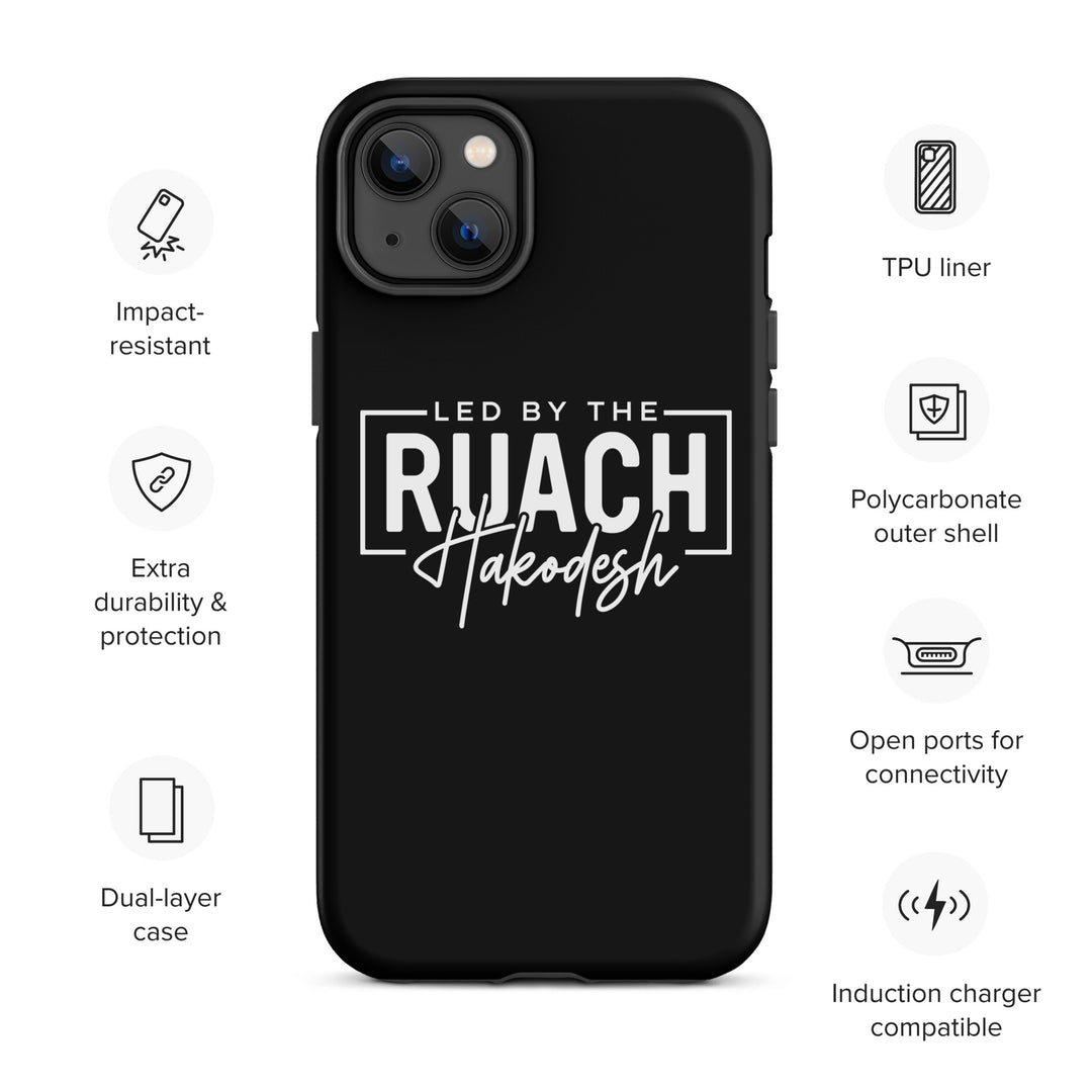 Christian Phone Case Led By Ruach Hakodesh Black for iPhone® iPhone® Phone Cases   