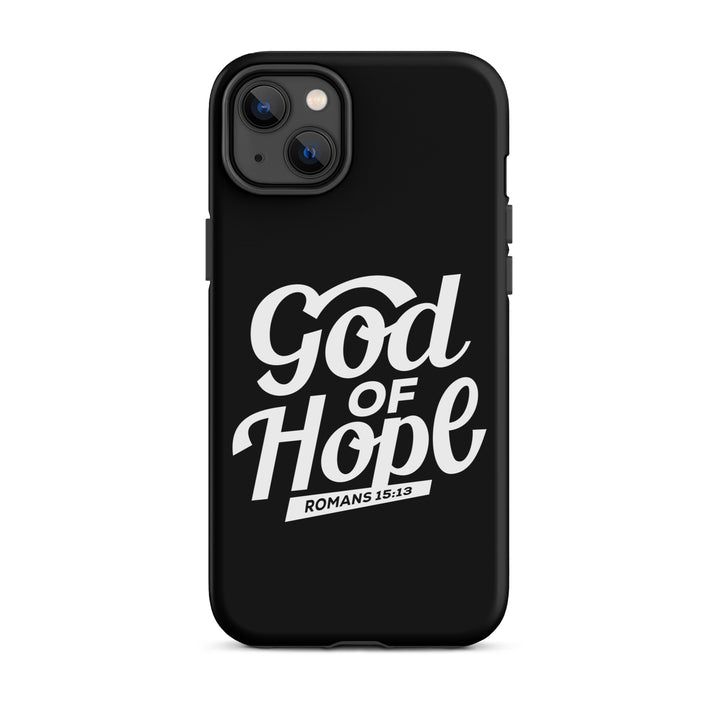 Christian Phone Case God of Hope Black for iPhone® iPhone® Phone Cases Matte iPhone 14 Plus 