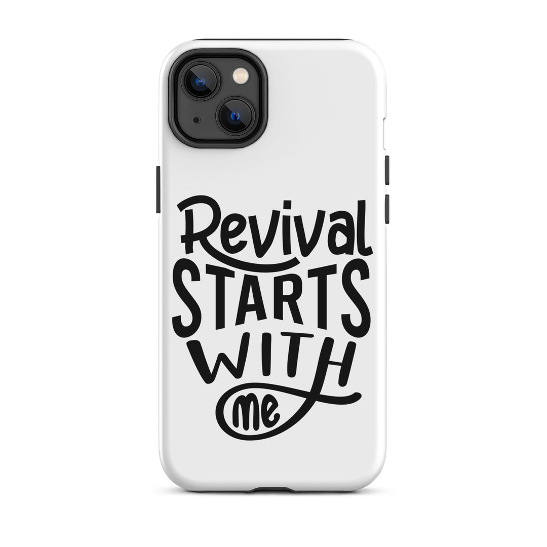 Christian Phone Case Revival Starts With Me White for iPhone® iPhone® Phone Cases Matte iPhone 14 Plus 