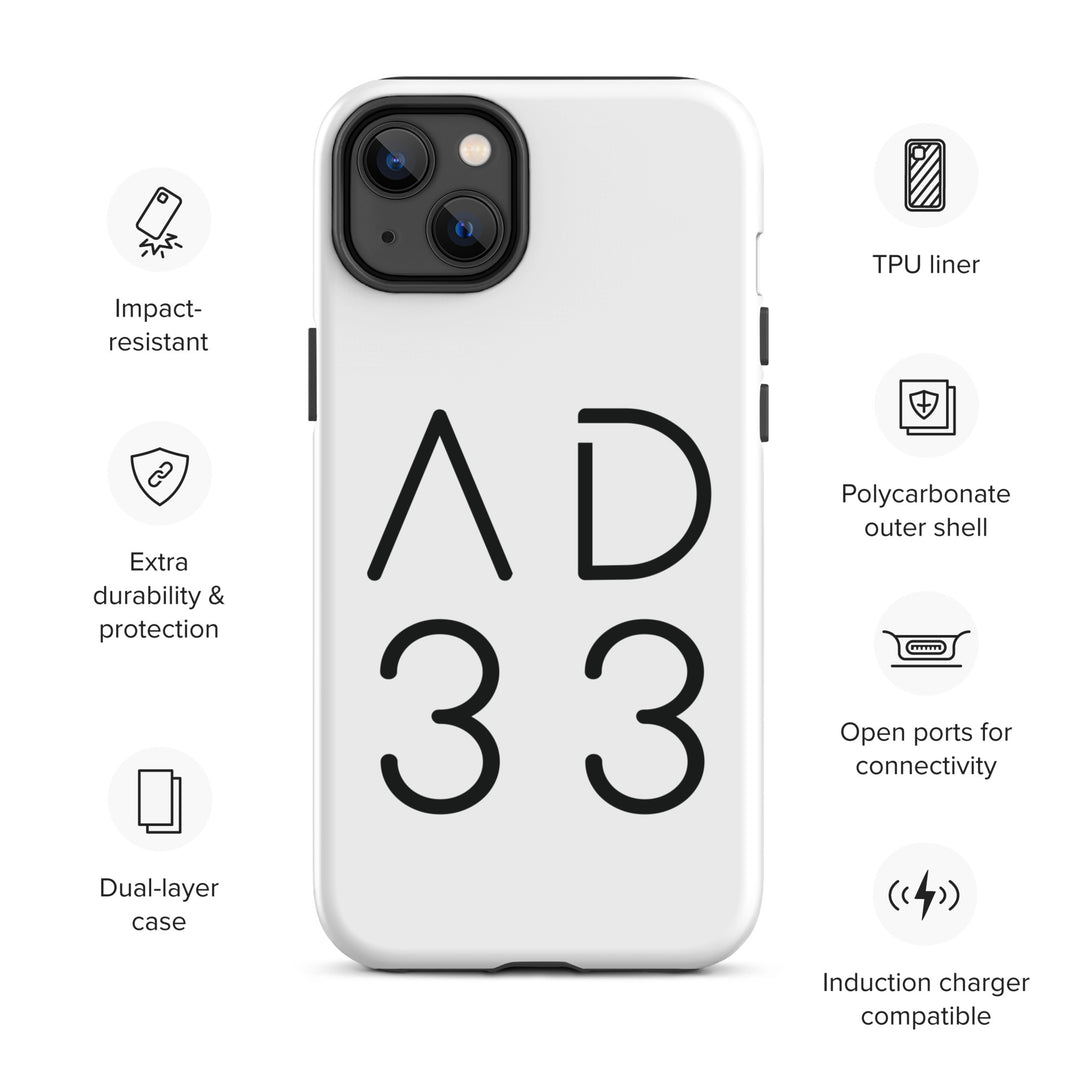 Christian Phone Case AD 33 White for iPhone® iPhone® Phone Cases   