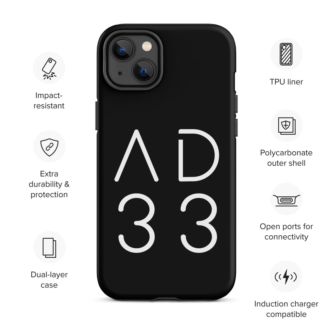 Christian Phone Case AD 33 Black for iPhone® iPhone® Phone Cases   