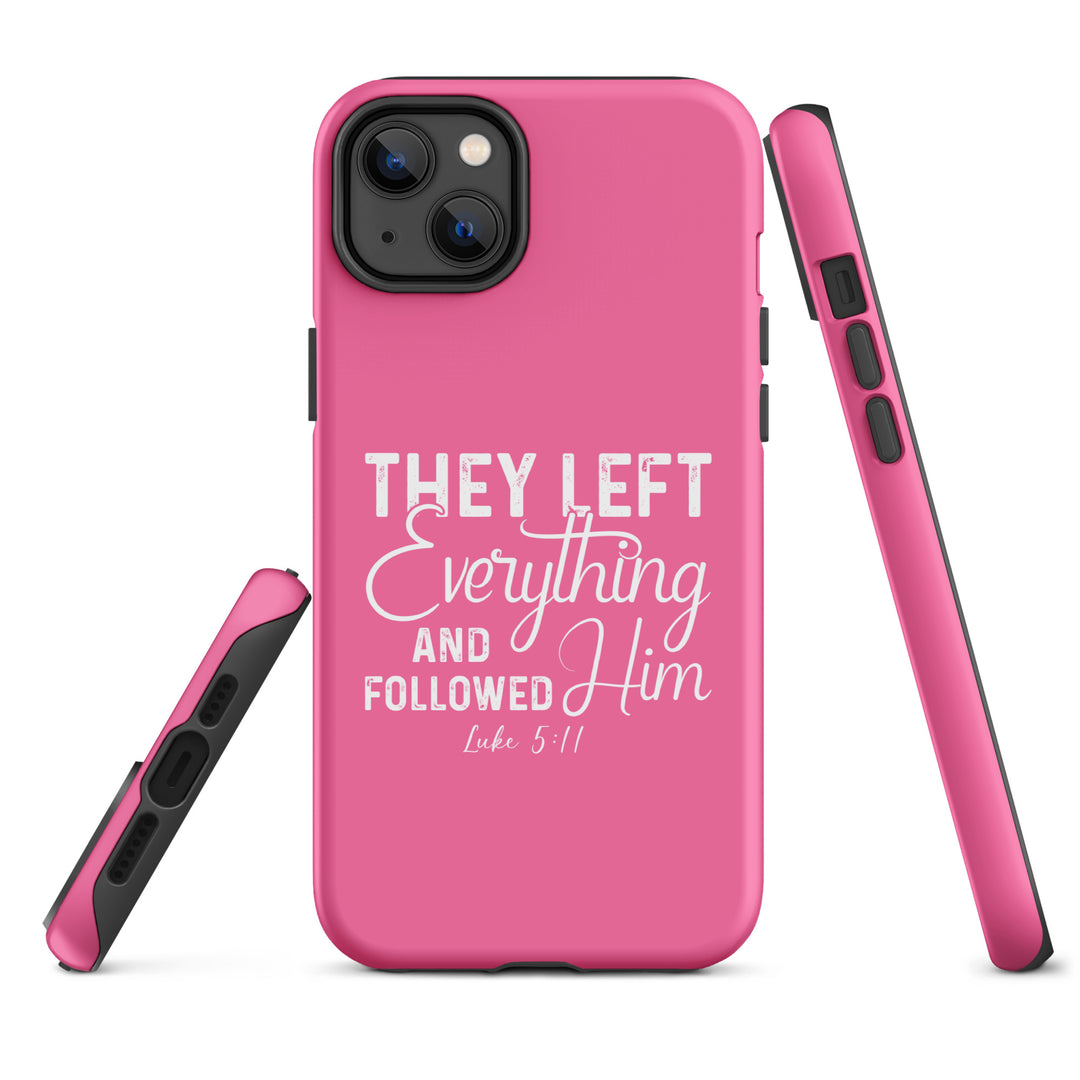 Christian Phone Case Left Everything Pink for iPhone® iPhone® Phone Cases   