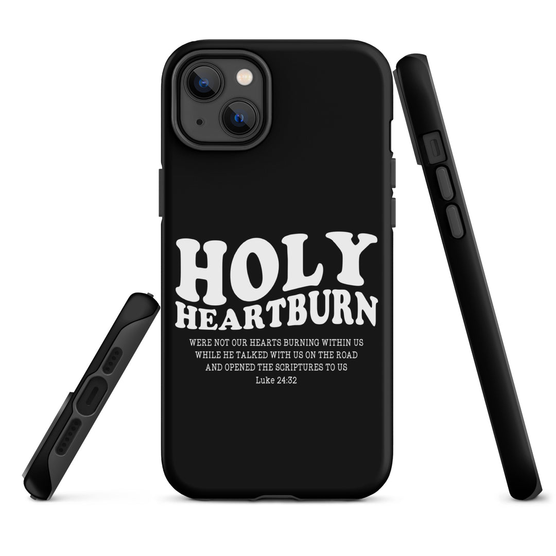 Christian Phone Case Holy Heartburn Black for iPhone® iPhone® Phone Cases   