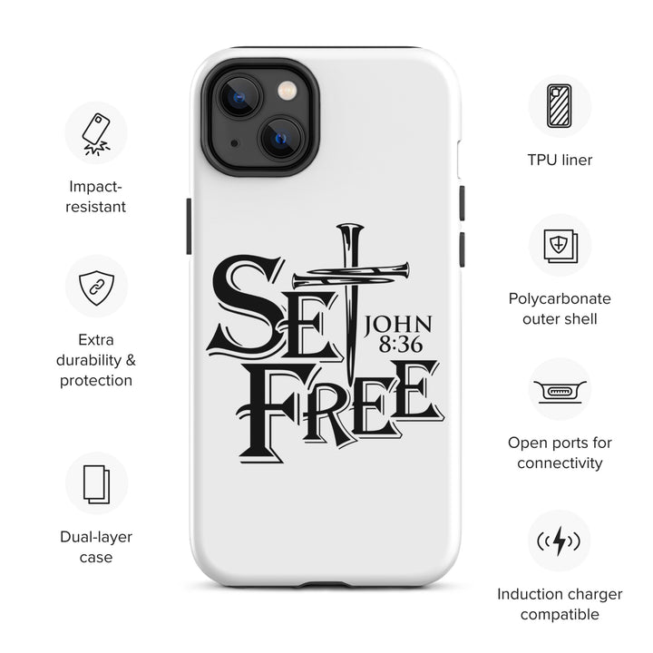 Christian Phone Case Set Free White for iPhone® iPhone® Phone Cases   