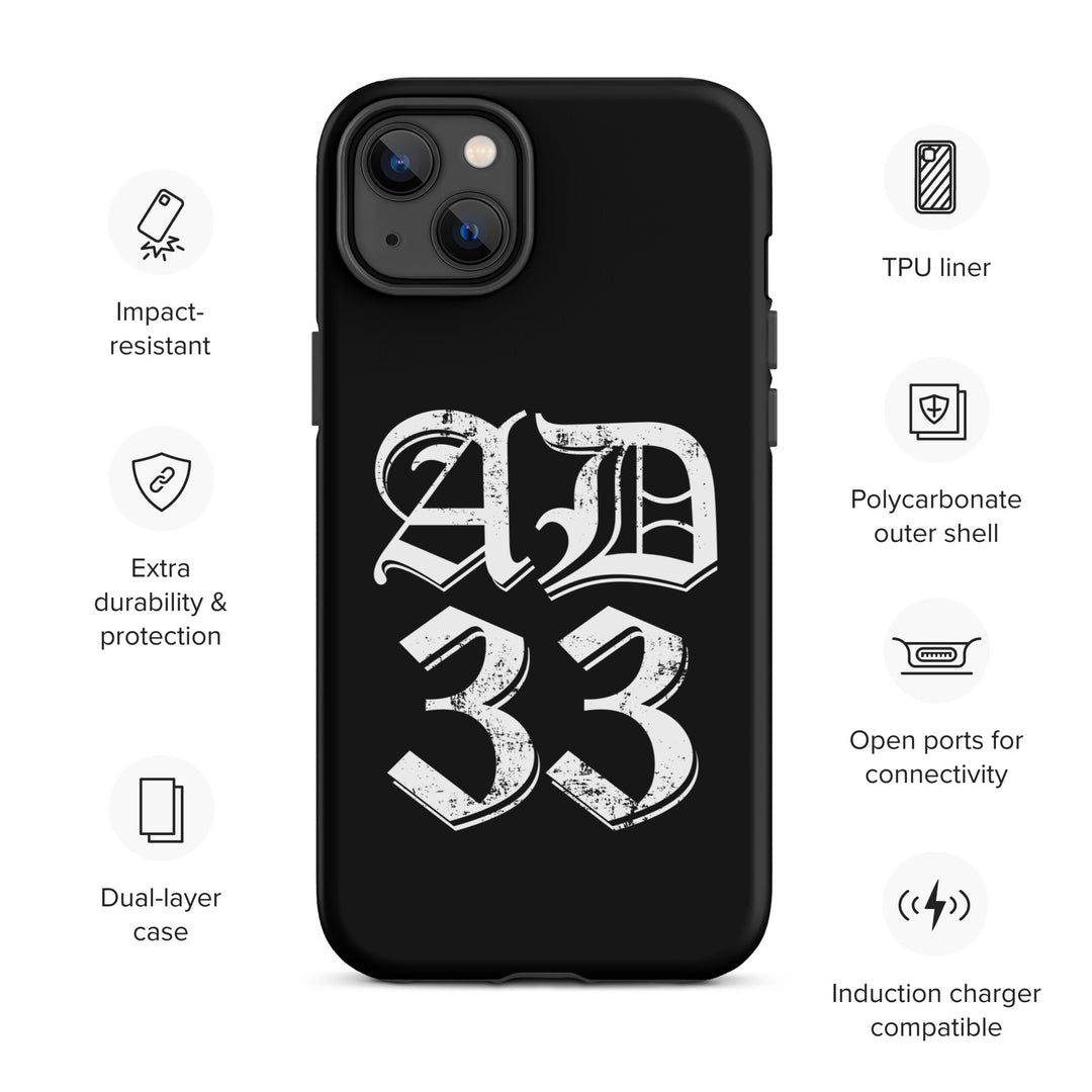 Christian Phone Case AD 33 Old English Black for iPhone® iPhone® Phone Cases   