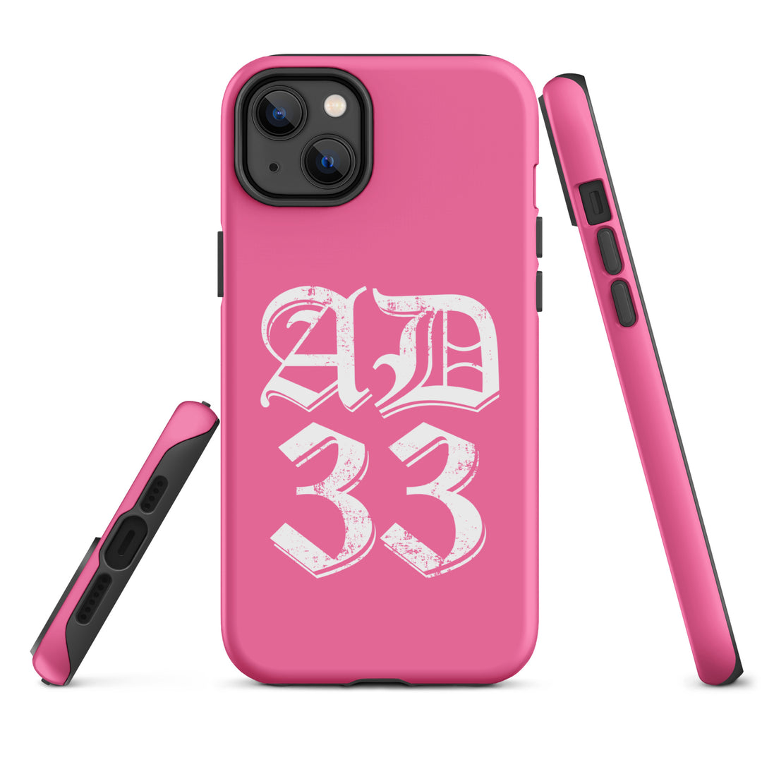 Christian Phone Case AD 33 Old English Pink for iPhone® iPhone® Phone Cases   