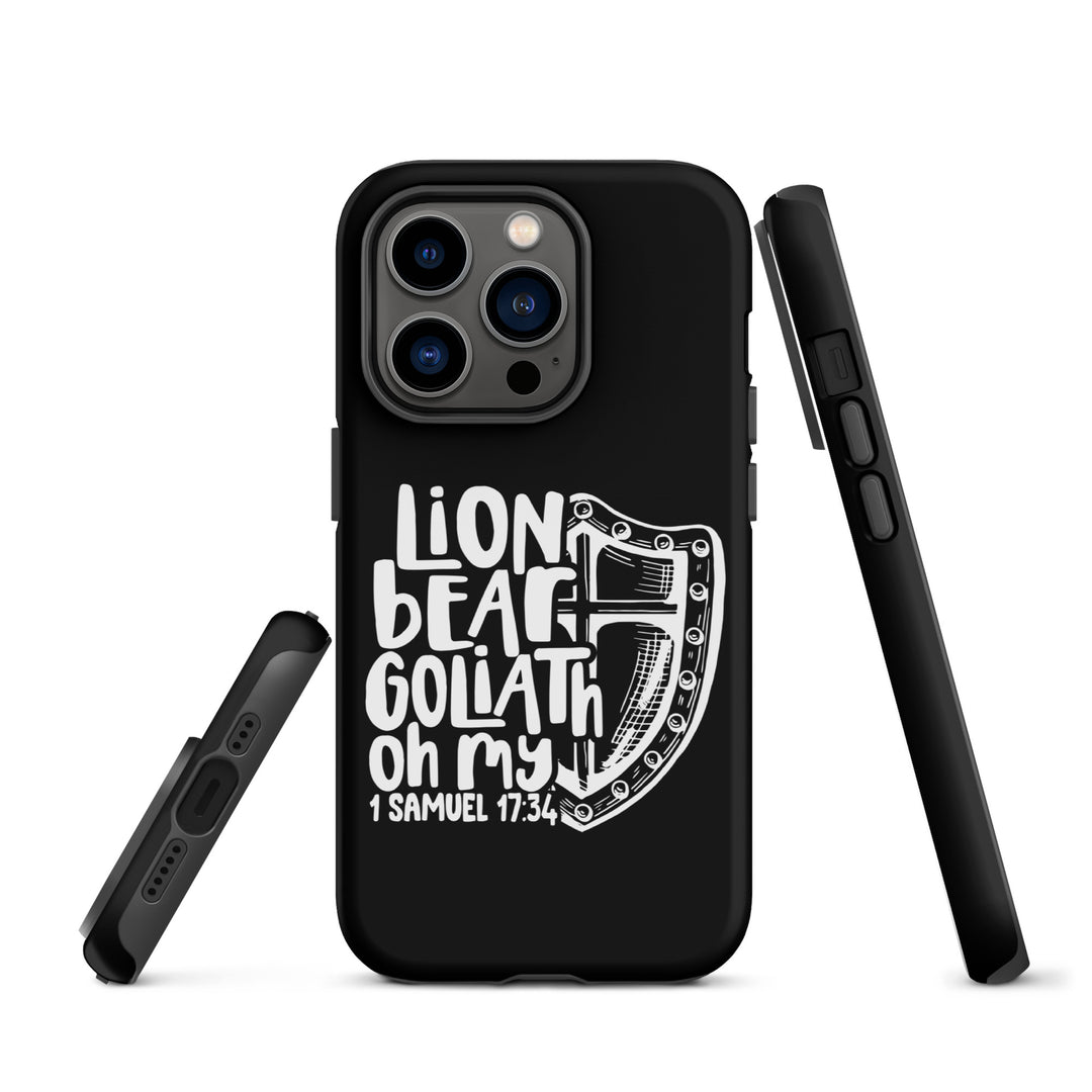 Christian Phone Case Lion Bear Goliath Oh My for iPhone® iPhone® Phone Cases   