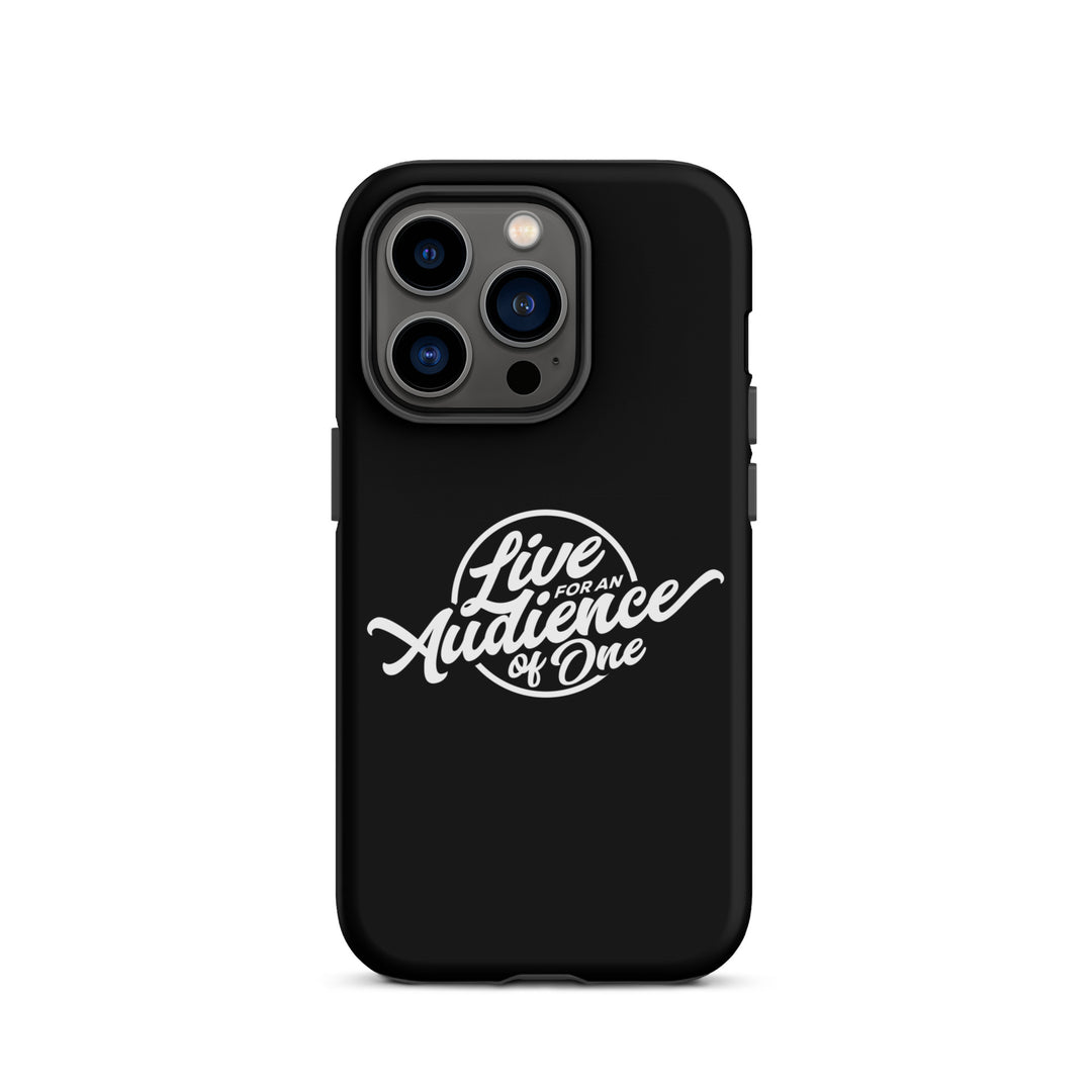 Christian Phone Case Audience of One Black for iPhone® iPhone® Phone Cases Matte iPhone 14 Pro 