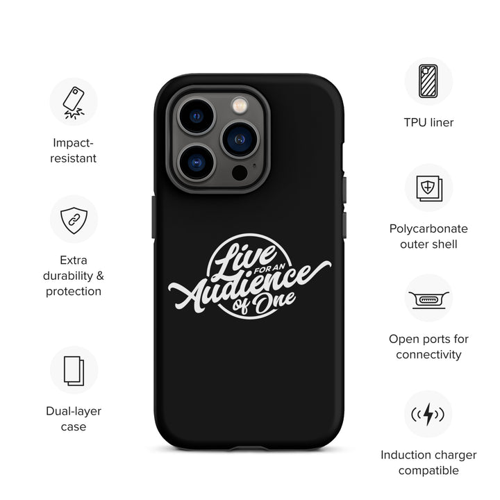 Christian Phone Case Audience of One Black for iPhone® iPhone® Phone Cases   