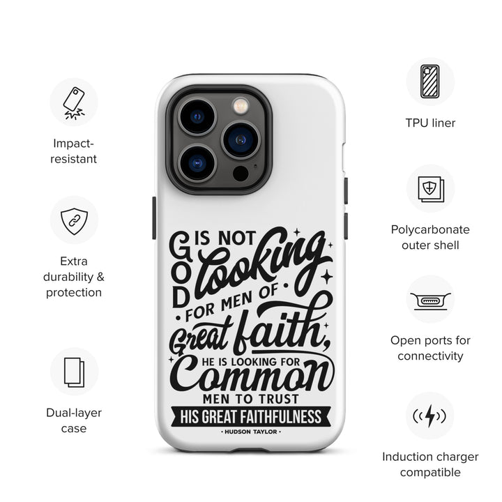 Christian Phone Case Common Men White for iPhone® iPhone® Phone Cases   