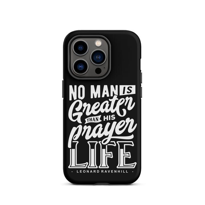 Christian Phone Case Prayer Life Black for iPhone® iPhone® Phone Cases Matte iPhone 14 Pro 