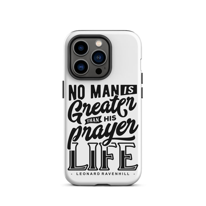 Christian Phone Case Prayer Life White for iPhone® iPhone® Phone Cases Matte iPhone 14 Pro 