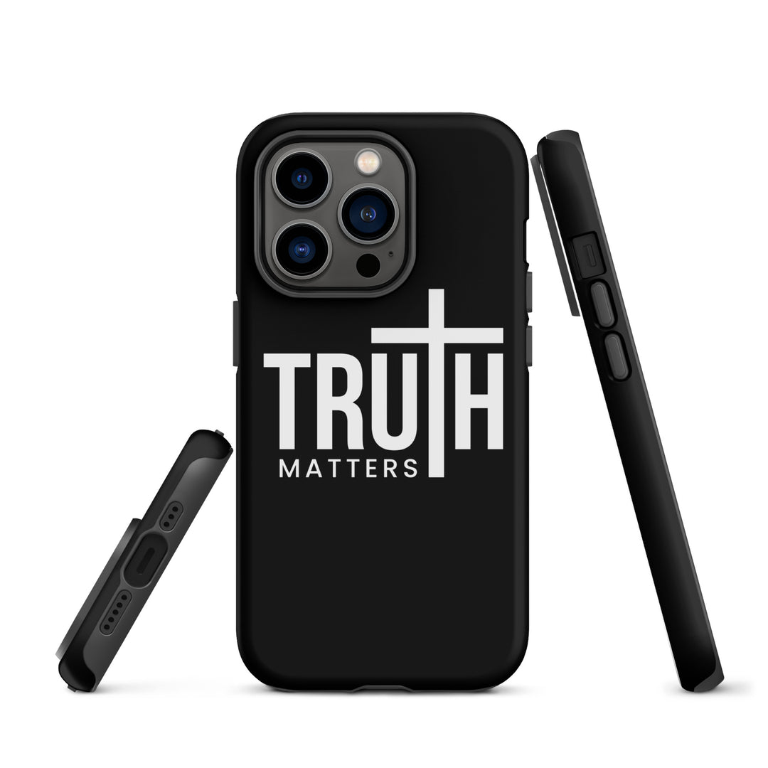 Christian Phone Case Truth Matters Black for iPhone® iPhone® Phone Cases   