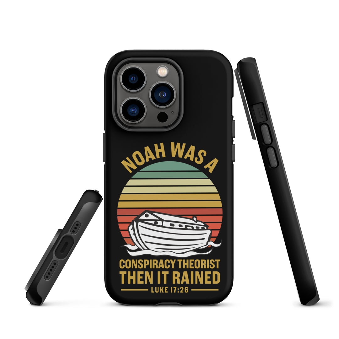 Christian Phone Case Noah Conspiracy Black for iPhone® iPhone® Phone Cases   