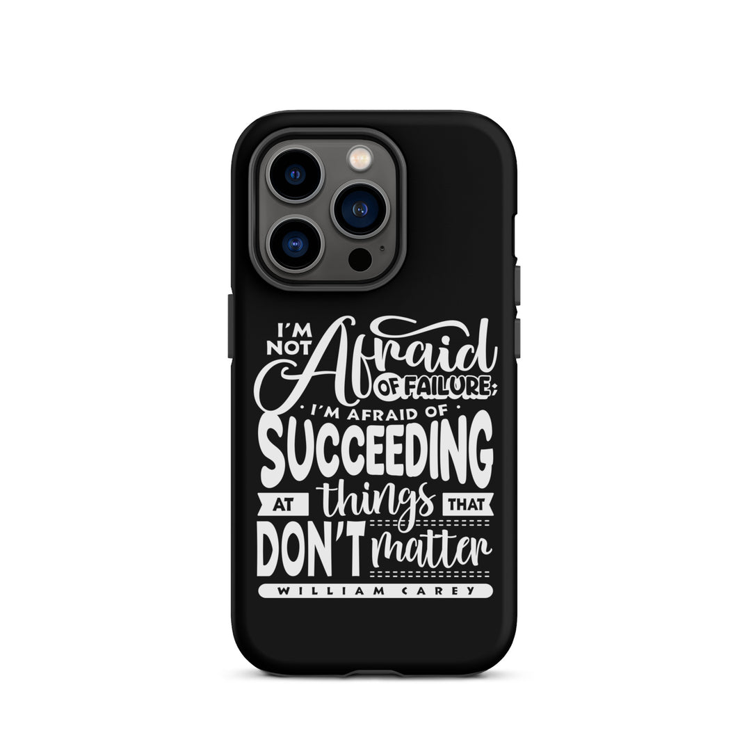 Christian Phone Case Things That Matter Black for iPhone® iPhone® Phone Cases Matte iPhone 14 Pro 