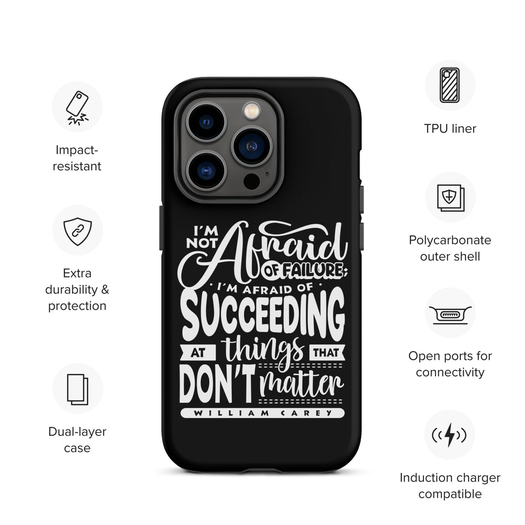 Christian Phone Case Things That Matter Black for iPhone® iPhone® Phone Cases   