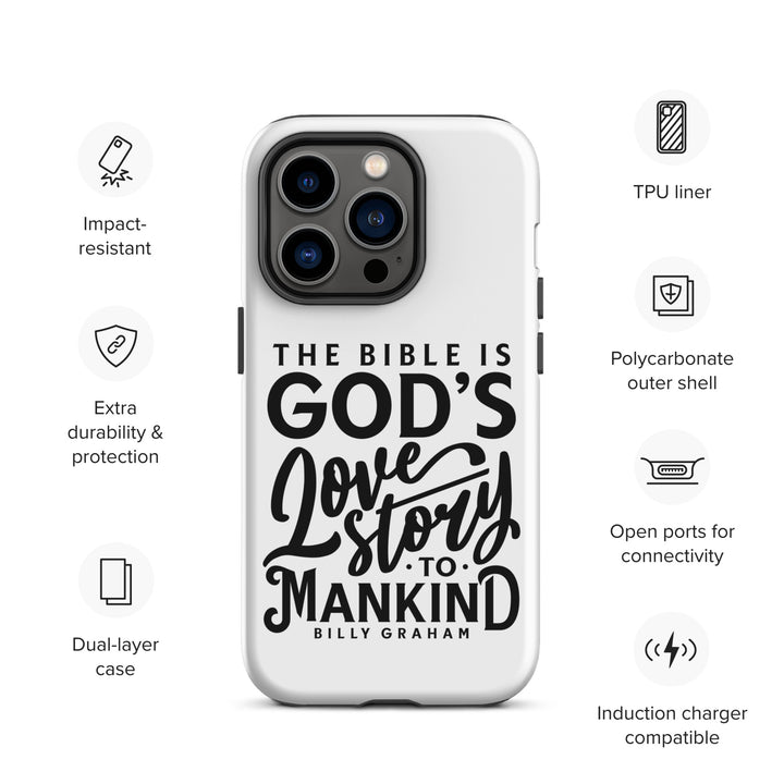 Christian Phone Case God's Love Story White for iPhone® iPhone® Phone Cases   