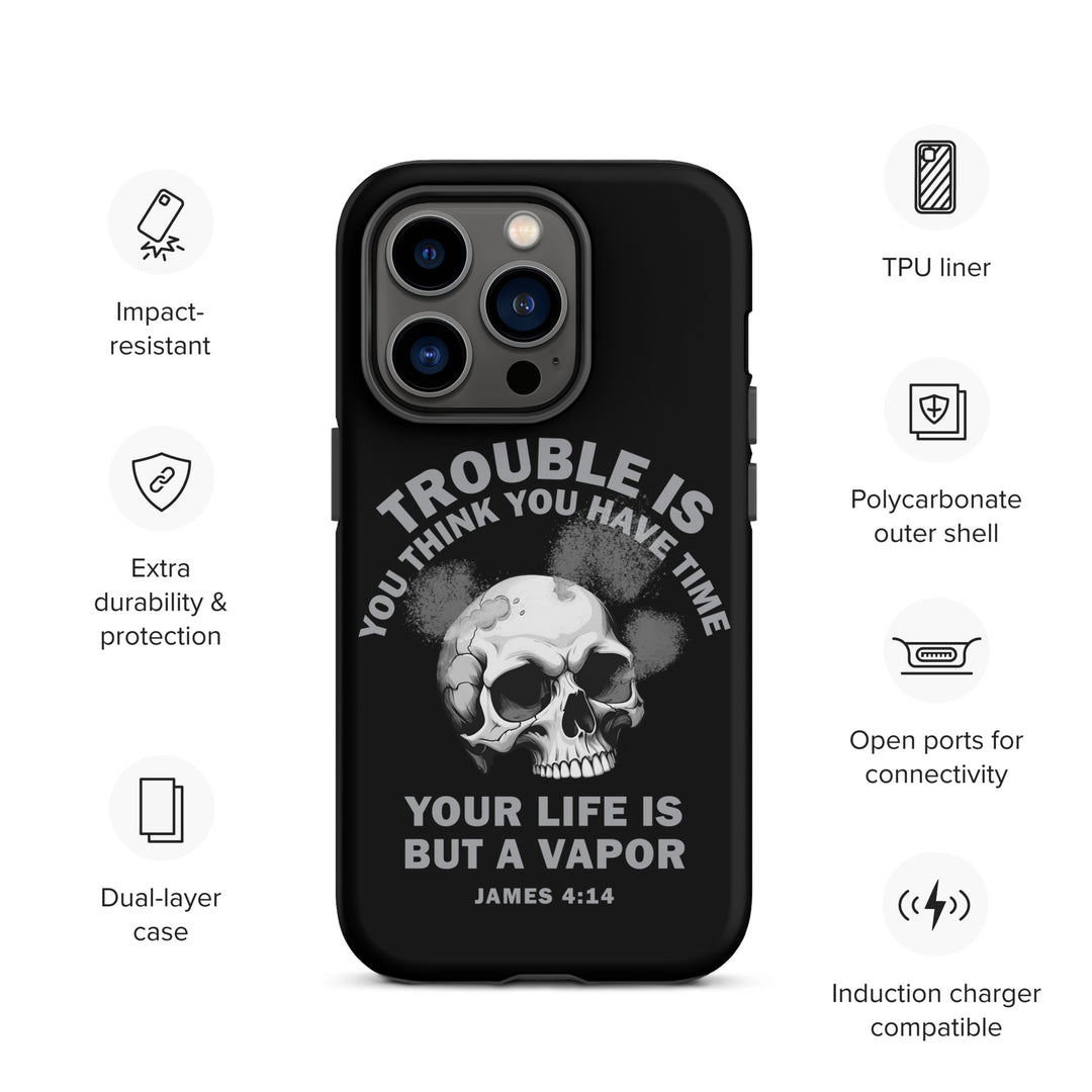 Christian Phone Case Life Is Vapor Black for iPhone® iPhone® Phone Cases   