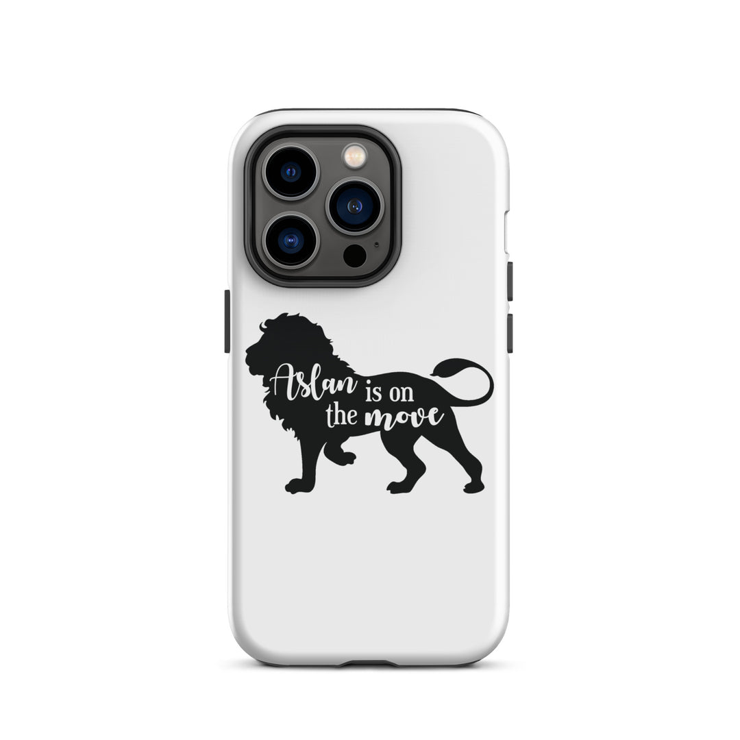 Christian Phone Case Aslan Is On The Move White for iPhone® iPhone® Phone Cases Matte iPhone 14 Pro 