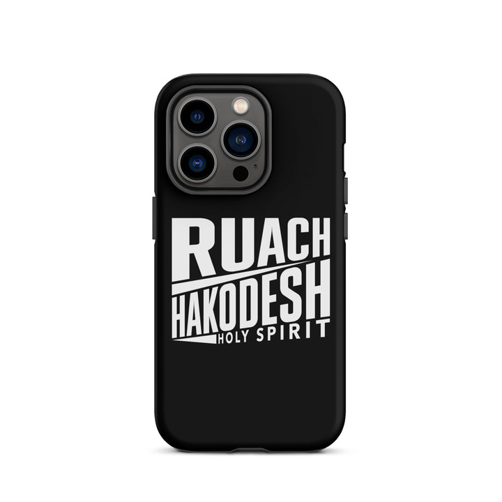 Christian Phone Case Ruach Hakodesh Holy Spirit Black for iPhone® iPhone® Phone Cases Matte iPhone 14 Pro 