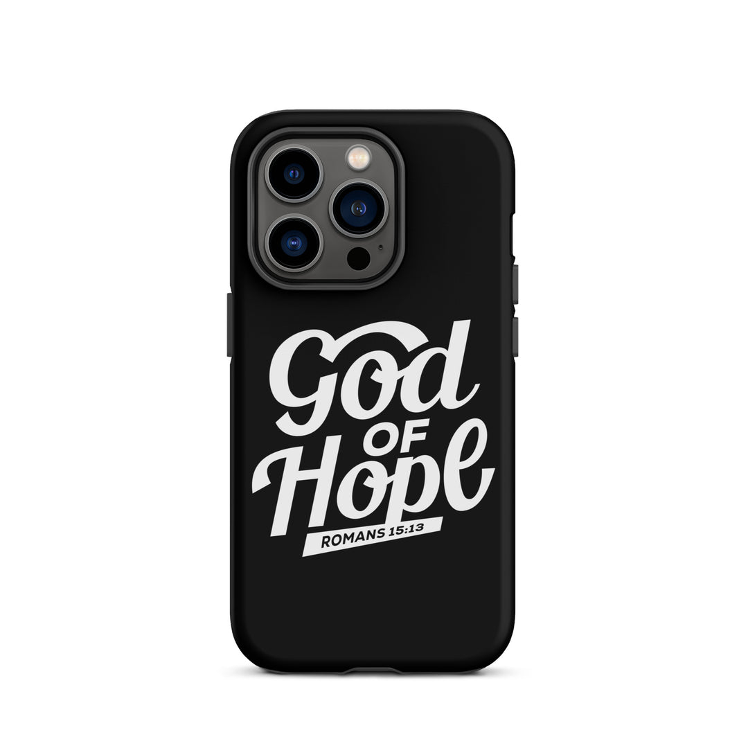 Christian Phone Case God of Hope Black for iPhone® iPhone® Phone Cases Matte iPhone 14 Pro 