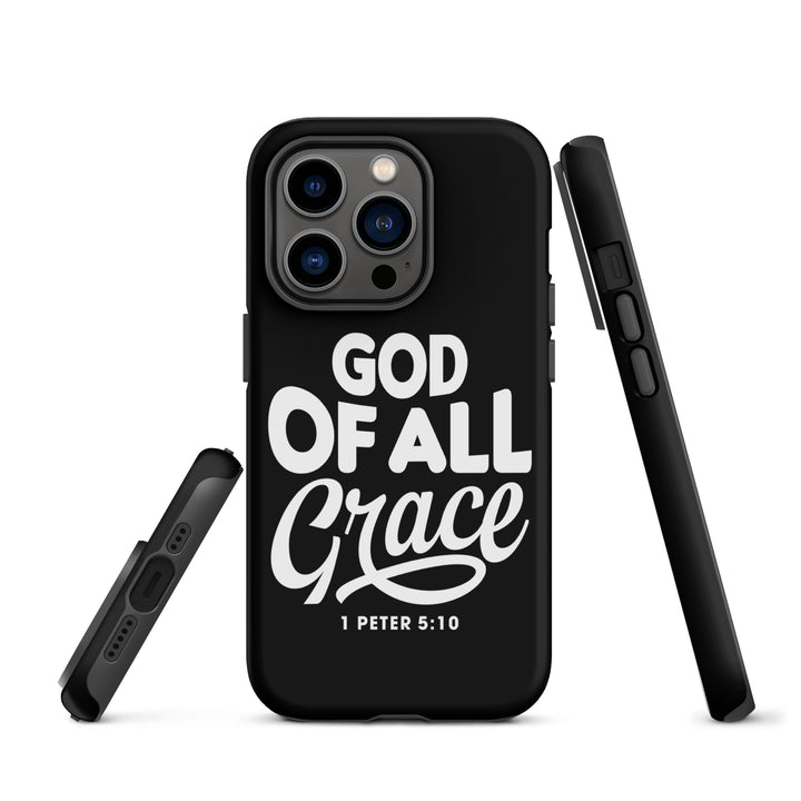 Christian Phone Case God of All Grace Black for iPhone® iPhone® Phone Cases   