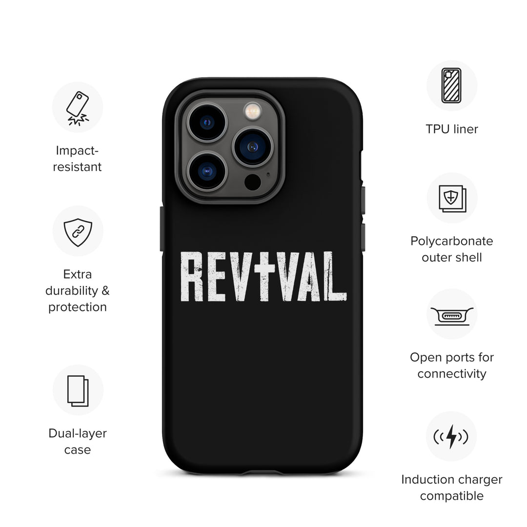 Christian Phone Case Revival Black for iPhone® iPhone® Phone Cases   