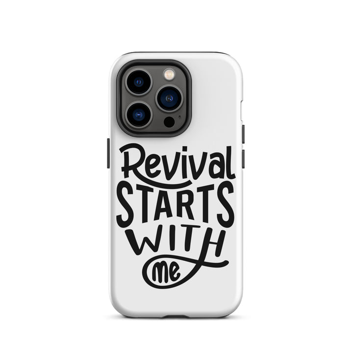 Christian Phone Case Revival Starts With Me White for iPhone® iPhone® Phone Cases Matte iPhone 14 Pro 