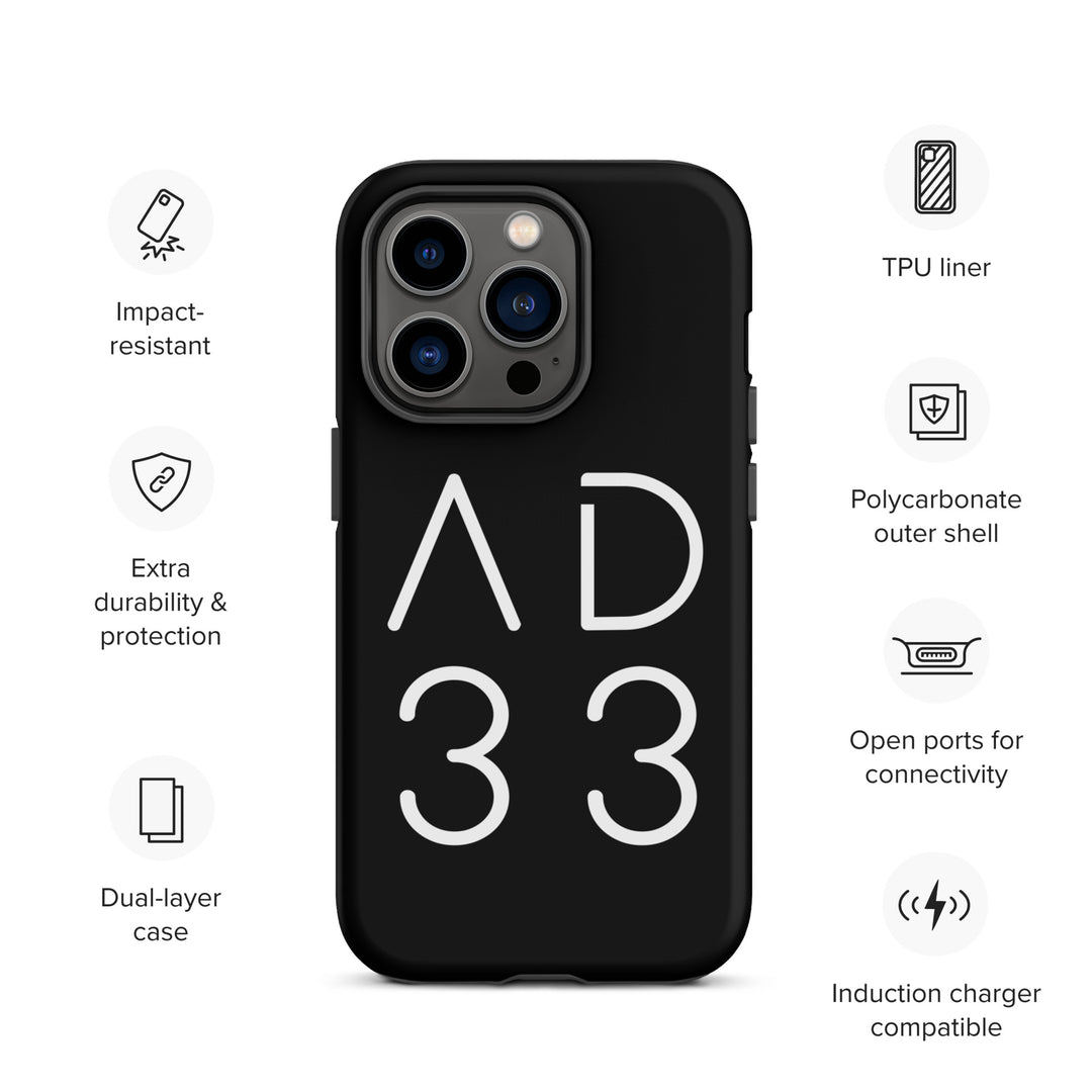 Christian Phone Case AD 33 Black for iPhone® iPhone® Phone Cases   