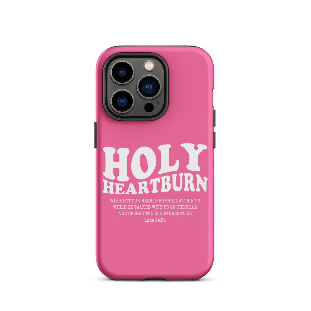 Christian Phone Case Holy Heartburn Pink  for iPhone® iPhone® Phone Cases Matte iPhone 14 Pro 