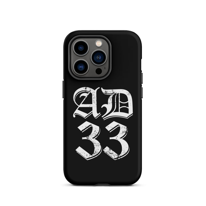 Christian Phone Case AD 33 Old English Black for iPhone® iPhone® Phone Cases Matte iPhone 14 Pro 