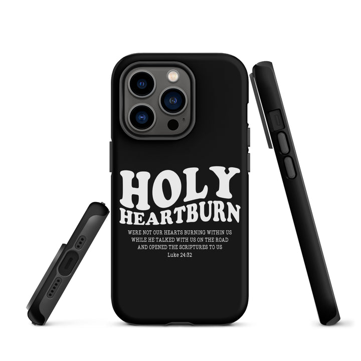 Christian Phone Case Holy Heartburn Black for iPhone® iPhone® Phone Cases   