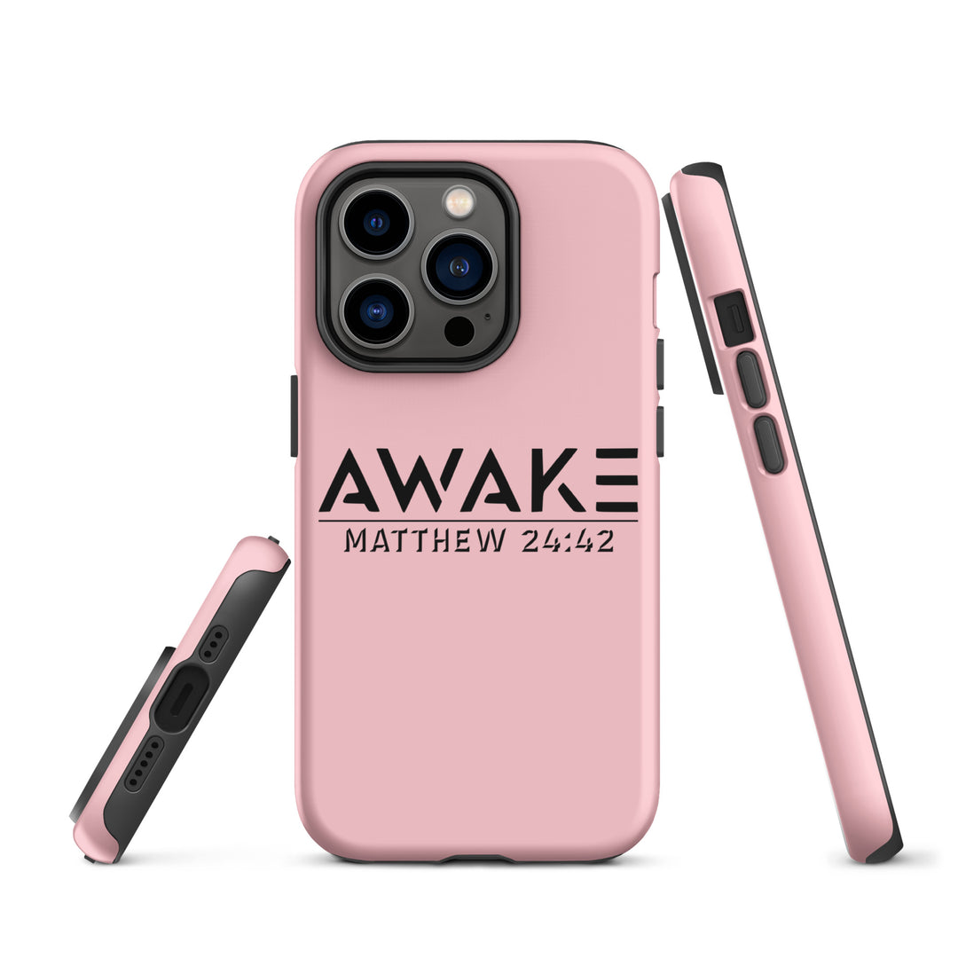 Christian Phone Case Awake Pink for iPhone® iPhone® Phone Cases   