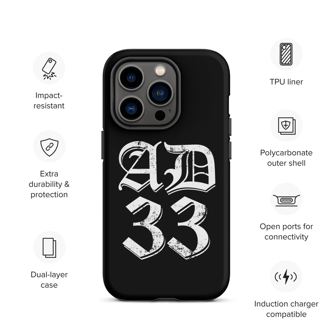 Christian Phone Case AD 33 Old English Black for iPhone® iPhone® Phone Cases   